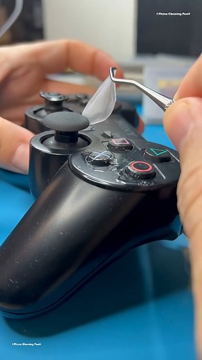 First Cleaning PS3 Controller Since 2007😑 _satisfying _cleaning _asmr | Iphone Cleaning Point