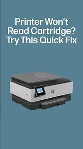 HP Printer Won’t Read Cartridge? Try This Quick Fix! #shorts