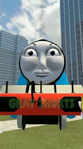 WHO IS IT GUESS! SMALL TO GIANT ALL THOMAS THE TRAIN in BIG CITY #gmod #shorts