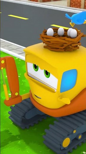 The Excavator Changes Jobs 🚧🐱 | Adventures of Cars in Motorville #youtubekids #kidsvideo