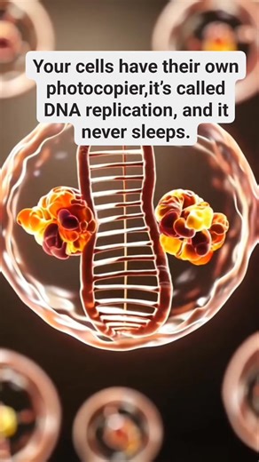 2.9K views | Inside every cell in your body, a tiny photocopy machine is always working. It’s called DNA replication — and yes, it’s way cooler than your printer. #science #facts #DNA #DNAReplication | Science Newsion | Facebook