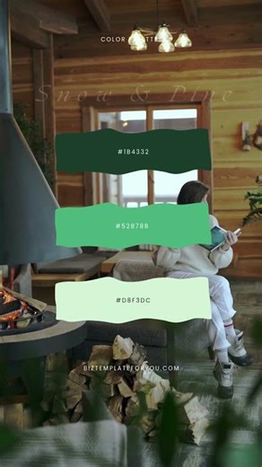 Winter Brand Color Palettes ❄️ | Canva Color Ideas for a Polished, Seasonal Look #colorpalette