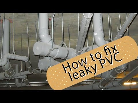 How to fix a leak in your PVC Drain Waste Vent system