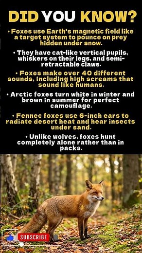 Crazy Secrets About Foxes! 🦊❄️