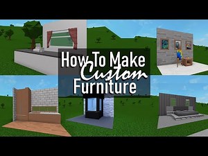 Bloxburg: How To Make Custom Furniture