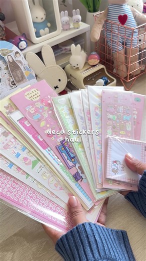 Deco Stickers Haul Unboxing: Aesthetic Sticker Deco Mini Haul