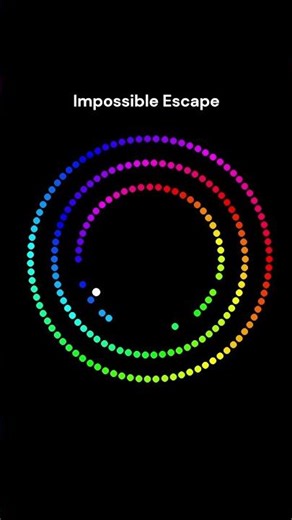 Ball Escape Simulation in Python #coding #python #pygame #programming