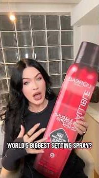 World's LARGEST Setting Spray?