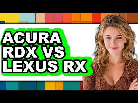 Acura RDX vs Lexus RX - Full Comparison
