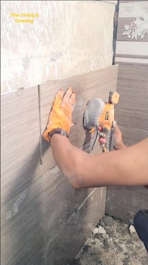I worked with 12x24 wall tiles on the bathroom wall. How did the work go?#walltiles #bathroomtiles