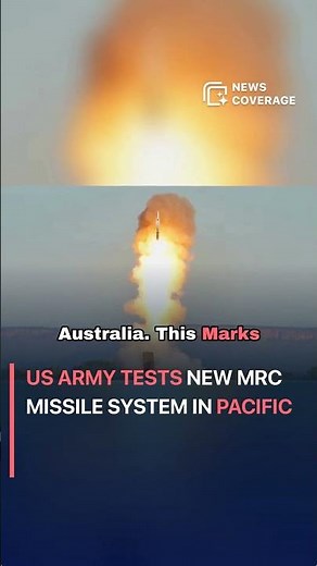 US Army Tests New MRC Missile System in Pacific #worldnews #news