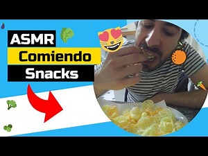 ASMR Friendo y Comiendo Snacks Crujientes (Eating Sounds)
