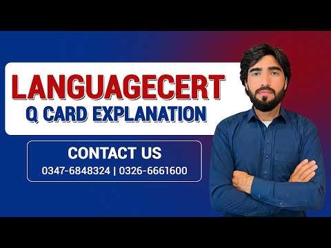 LanguageCert Q Card Complete Guide | Speaking Test Preparation