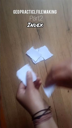 Index idea 💛 for project file #new #part3#geopracticalfile maiking with me #practicalfileidea