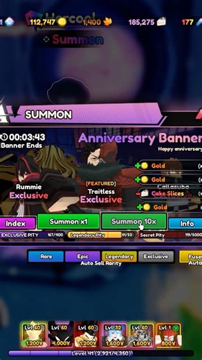 Summoning For Dio Over Heaven & Got EXTREMELY Lucky #roblox #animevanguards #shorts