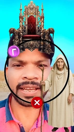 Old woman challenge to ghost👻 #puzzle #reels #fbyシvideo #games #ghost #highlight #facebookreel #fbreels2025ツ #viral #challenge | Roaming Circle