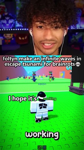 foltyn make an infinite waves in escape tsunami for brainrots💀