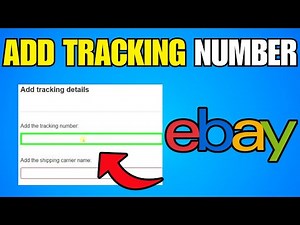 How To Add Tracking Number To eBay Shipped Item (Step By Step Guide)