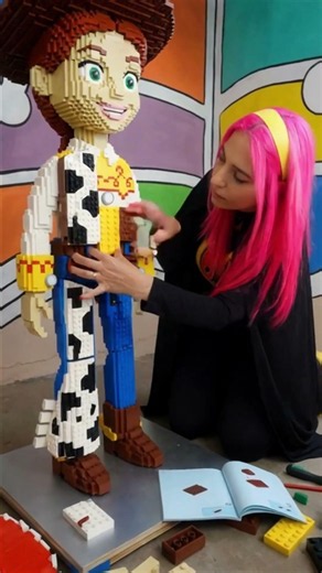 NÃO EXPLODA A JESSE DE TOY STORY 5 DE LEGO DA SUPER MEI SENÃO #shorts #lego