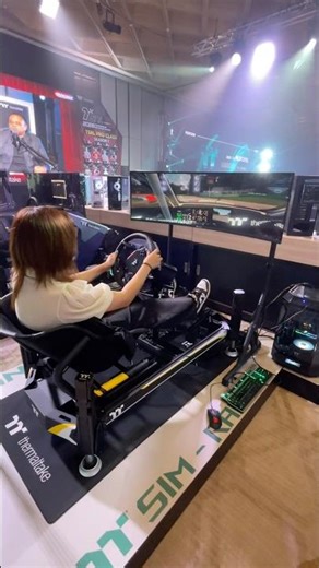 Thermaltake Simulator GK500: Incredibly Realistic! 😆 #simulator #gocart #computer #thermaltake