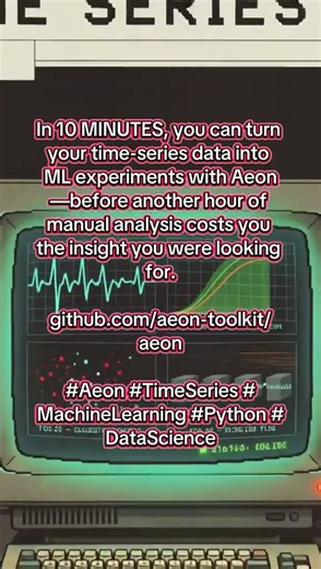 Aeon Toolkit #TimeSeries #MachineLearning #Python #DataScience #AI