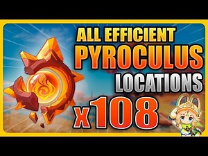 ALL 108 PYROCULUS Locations in NATLAN 5.0 | EASY follow along Genshin Impact Mavuika