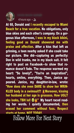 At 68, Donald and I recently escaped to Nani Beach for the vacation. So grateful for simple joys and peaceful moments. 🌊🌅 #BeachVibes #Grateful #SimpleJoys | Victory Story