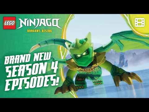 NEW Season 4 Episodes | Can the Ninja STOP the Weapon of Desolation? | LEGO NINJAGO: Dragons Rising
