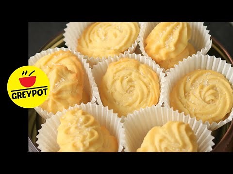 Danish Cookies Recipe | Butter Sugar Cookies | Piping Cookies