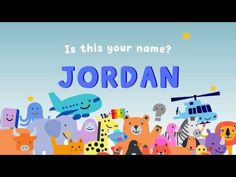 JORDAN ! Is This Your Name? 🎉