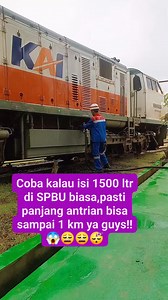 250K views · 606 reactions | Detik detik petugas Pertamina mengisi BBM lokomotif kereta api. #reels #kereta #keretaapi #train #railway | Rail Railway | Facebook