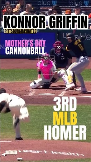 🚨 110 MPH HR on MOTHER'S DAY‼️ 💥🚀⚾ | GRIFFIN 🏴‍☠️ #shorts #baseball #highlights