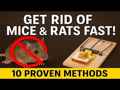 🚫 How to Get Rid of Mice and Rats FAST (10 Proven Methods That Work!)