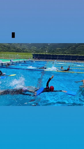かつらぎ町中学校の水泳授業が始まりました！