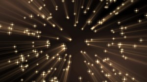 Abstract background with glowing particles of twinkling bright stars. luxurious glitter. seamless loop