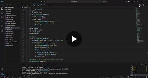 #python #pygame #gamedevelopment #codingprojects #learningbybuilding | Ishan Srivastava