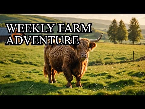 Highland Cows: Last week on the Farm