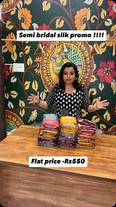 Year end clearance sale !!! Semi bridal silk Flat price offer !!!!! Rs 550/only What’s app 81247-81246 Walk in to our retail outlet Janani’s Js sarees No 3,plot no 62 P and T nagar main road Madurai 17 81247-81246 Opp to meridian apartment | Janani's Js sarees