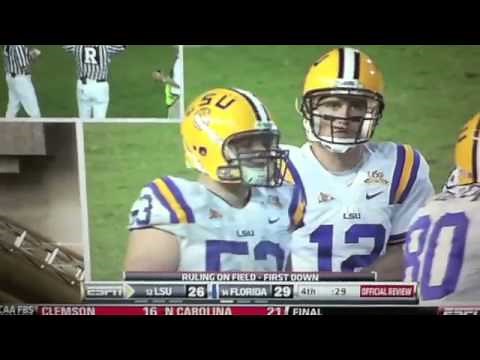 LSU vs Florida 2010 AMAZING finish