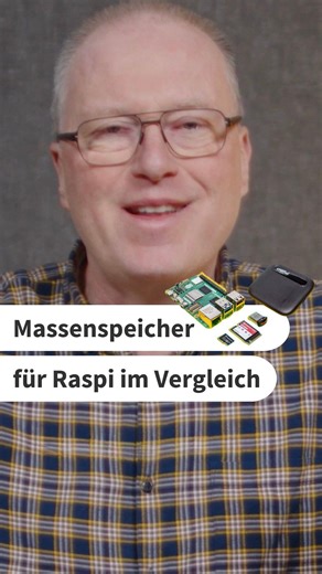 Habt ihr einen Raspberry Pi 4 oder 5 und fragt euch, welcher Massenspeicher der beste dafür ist? Der Raspi hat einen MicroSD-Kartenleser, bootet aber auch von einer USB-SSD, einem USB-Stick oder einer M.2-SSD im Adapter. 🤔🤓 Zum Artikel (€): https://heise.de/s/xKNrv | c't magazin