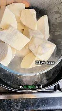 how i cook my frozen yam #food