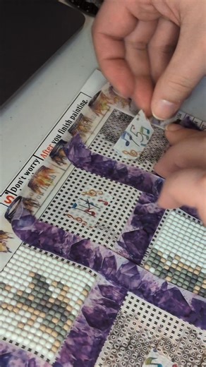 Another section down!! #fypシ #diamondpainting #tiktok #shorts #dice