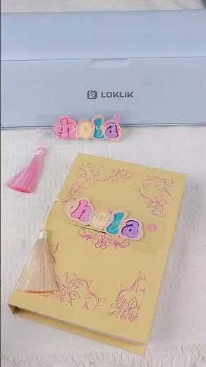 ✨DIY Bookmark with LOKLiK Permanent Adhesive Vinyls✨
