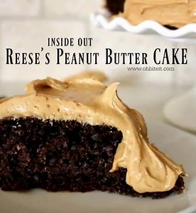 204K views · 2.7K reactions | INSIDE OUT REESE'S PEANUT BUTTER CAKE!...