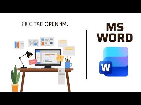 How to Open File in MS Word (Ctrl + O) Complete Guide for Beginners MS Word File Tab Open Option