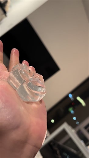 Transparent crystal cat paw squishy🐾#squishy #tabasquishy