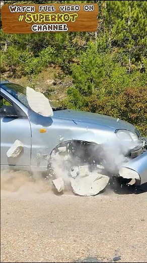 #Superkot drives on STONE wheels! What was he thinking?