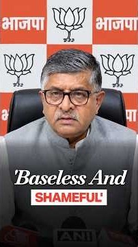 ‘Baseless Allegations’: BJP MP Ravi Shankar Prasad Slams Congress Over ECI Attacks