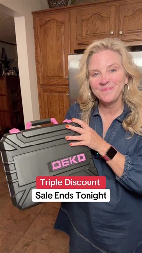 Dekopro 126 tool kit with cordless drill TikTok shop trending products home women over 35 #tiktokshopcreatorpicks #tiktokshopblackfriday #tiktokshopcybermonday #tiktokshopfalldealsforyou #dekoprotools