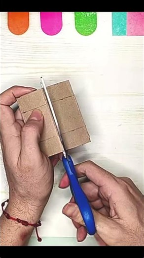 Mini box with toilet paper cardboard